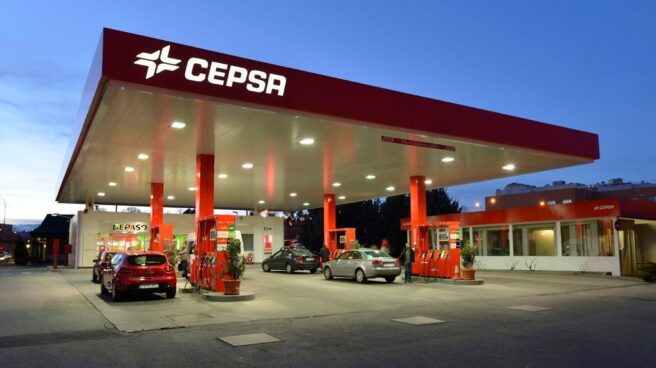 Estación de servicio de Cepsa. Estación de servicio de Cepsa.