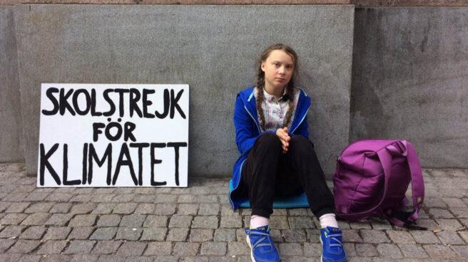 Greta, la escolar sueca que hace huelga por el cambio climático