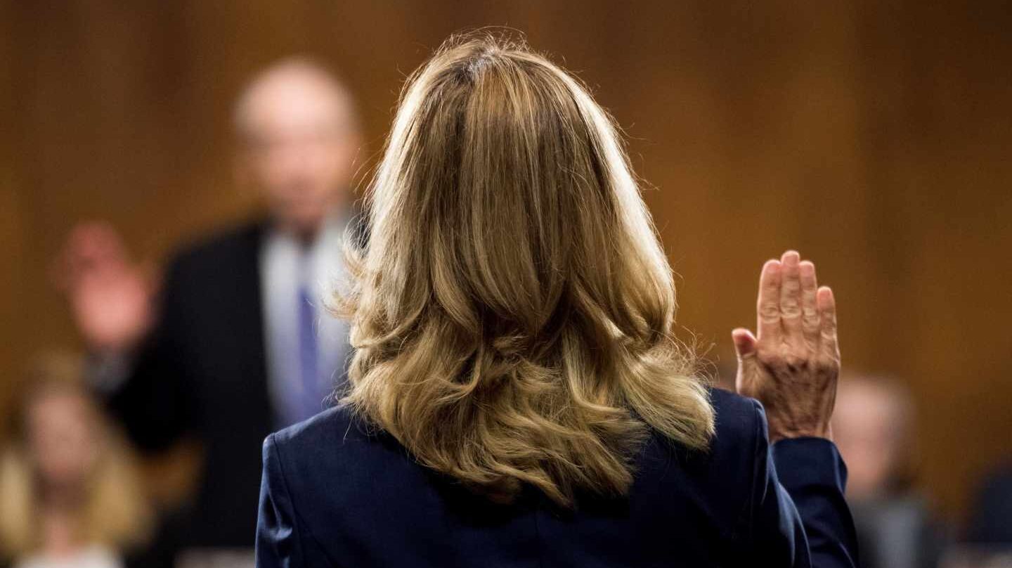 La doctora Ford, ante el Comité de Justicia del Senado de EEUU.