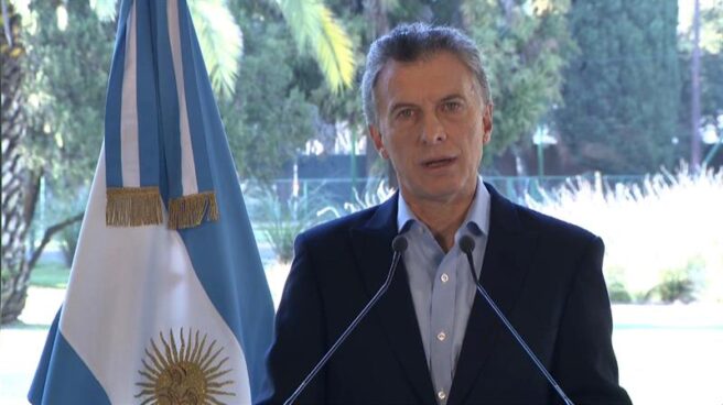 Mauricio Macri habla sobre la crisis a la nación.