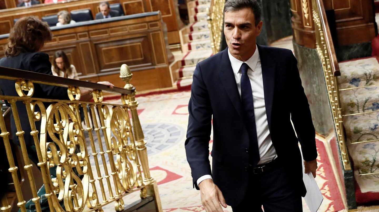 Pedro Sánchez, en el Congreso de los Diputados.