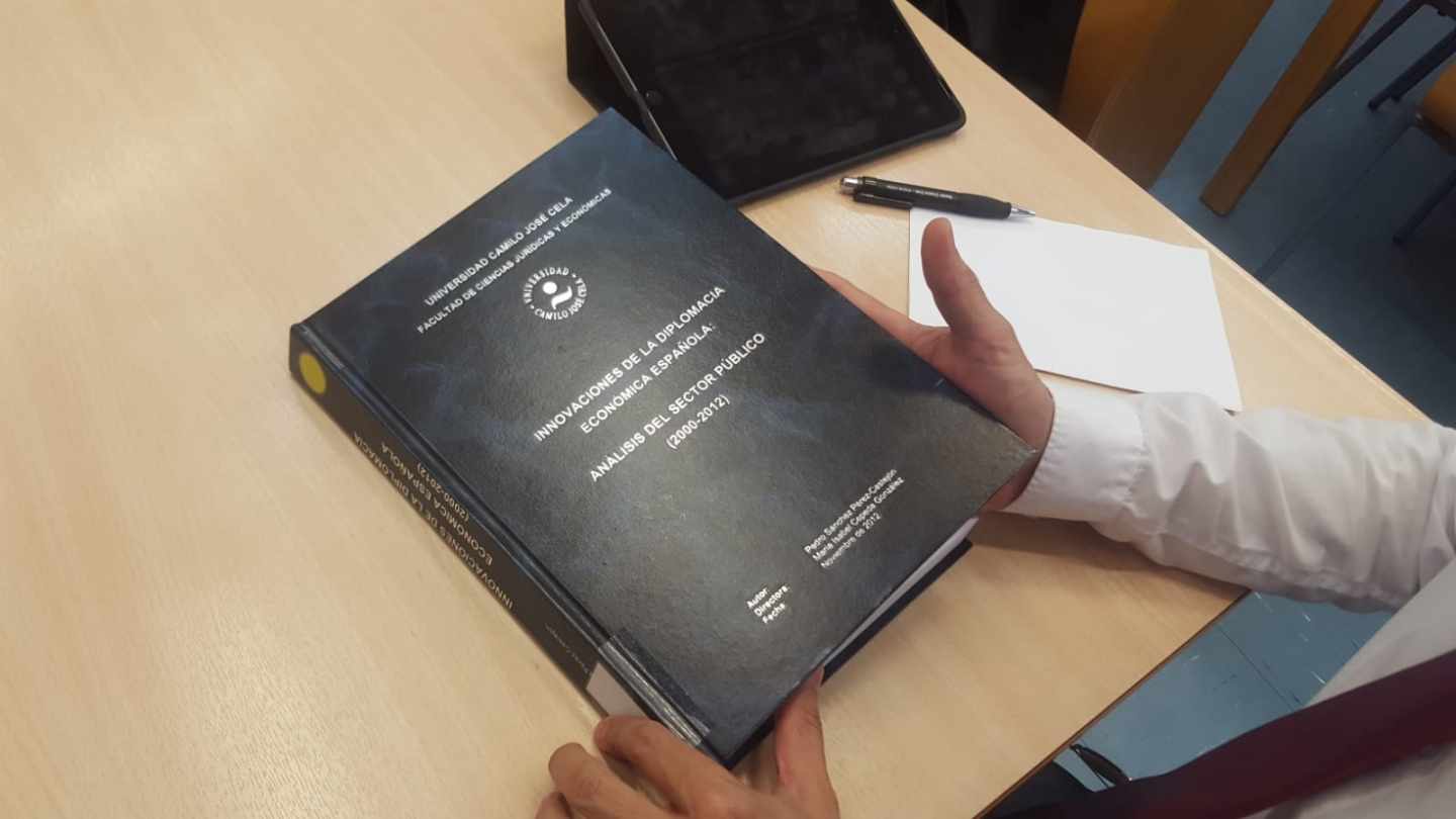 Tesis doctoral de Pedro Sánchez.