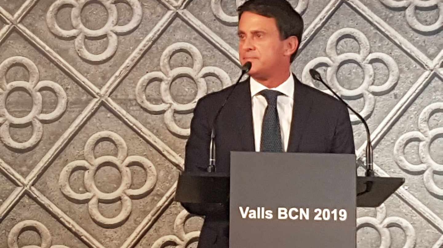Manuel Valls, en Barcelona.
