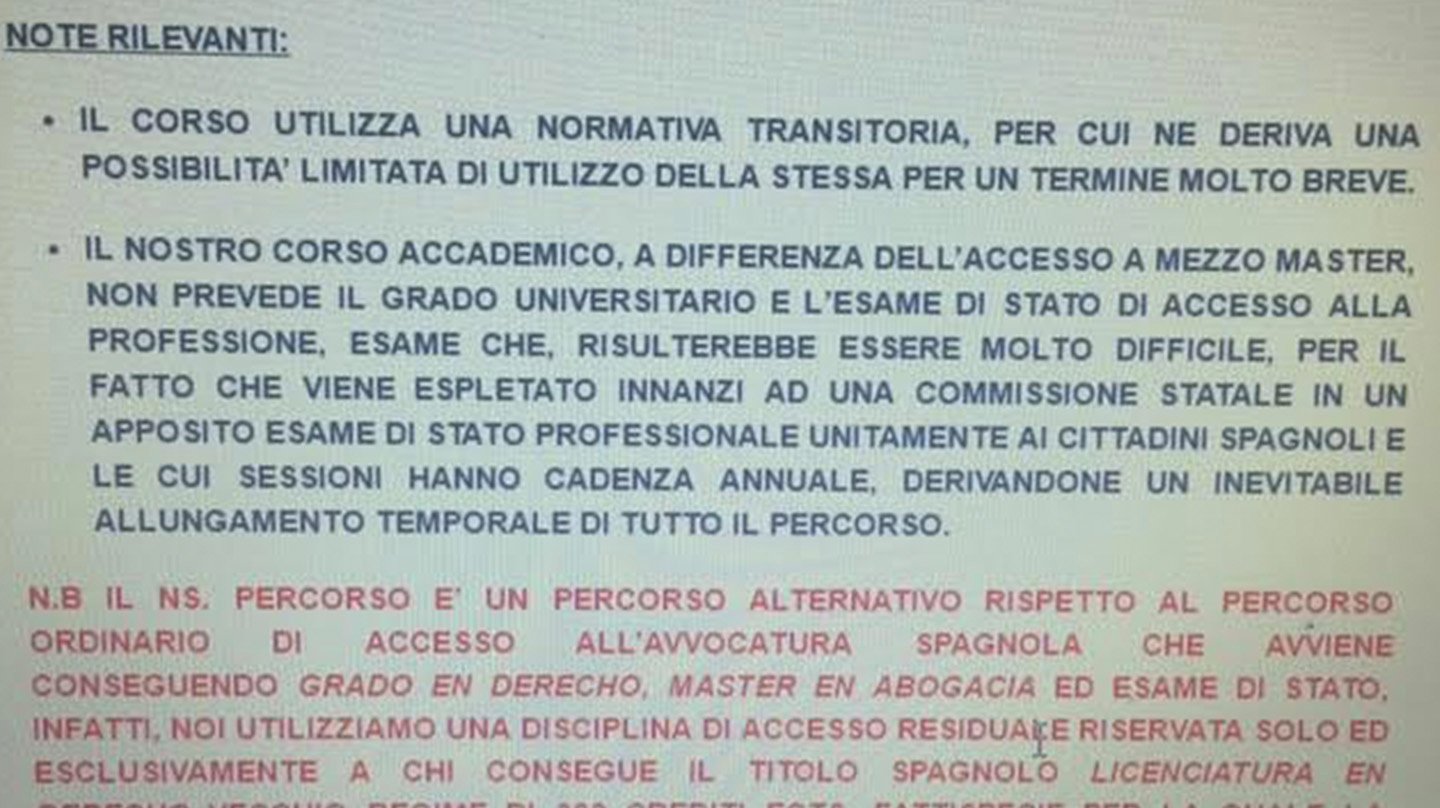 Correo elctrónico en el que se reconoce que "el curso se aprovecha de una normativa provisional por la que se deriva la posibilidad limitada de utilización de la misma en un tiempo muy breve”.