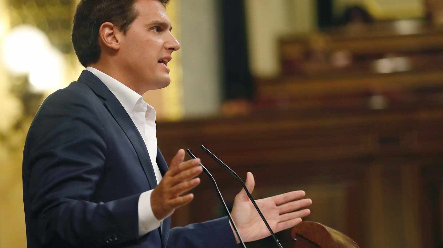 Albert Rivera, en el Congreso de los Diputados.
