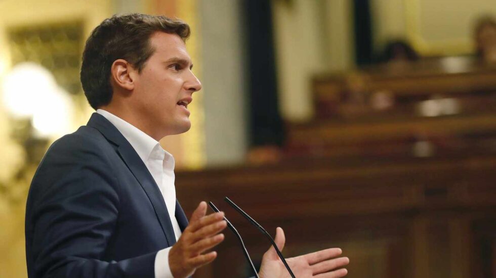 Albert Rivera, en el Congreso de los Diputados.