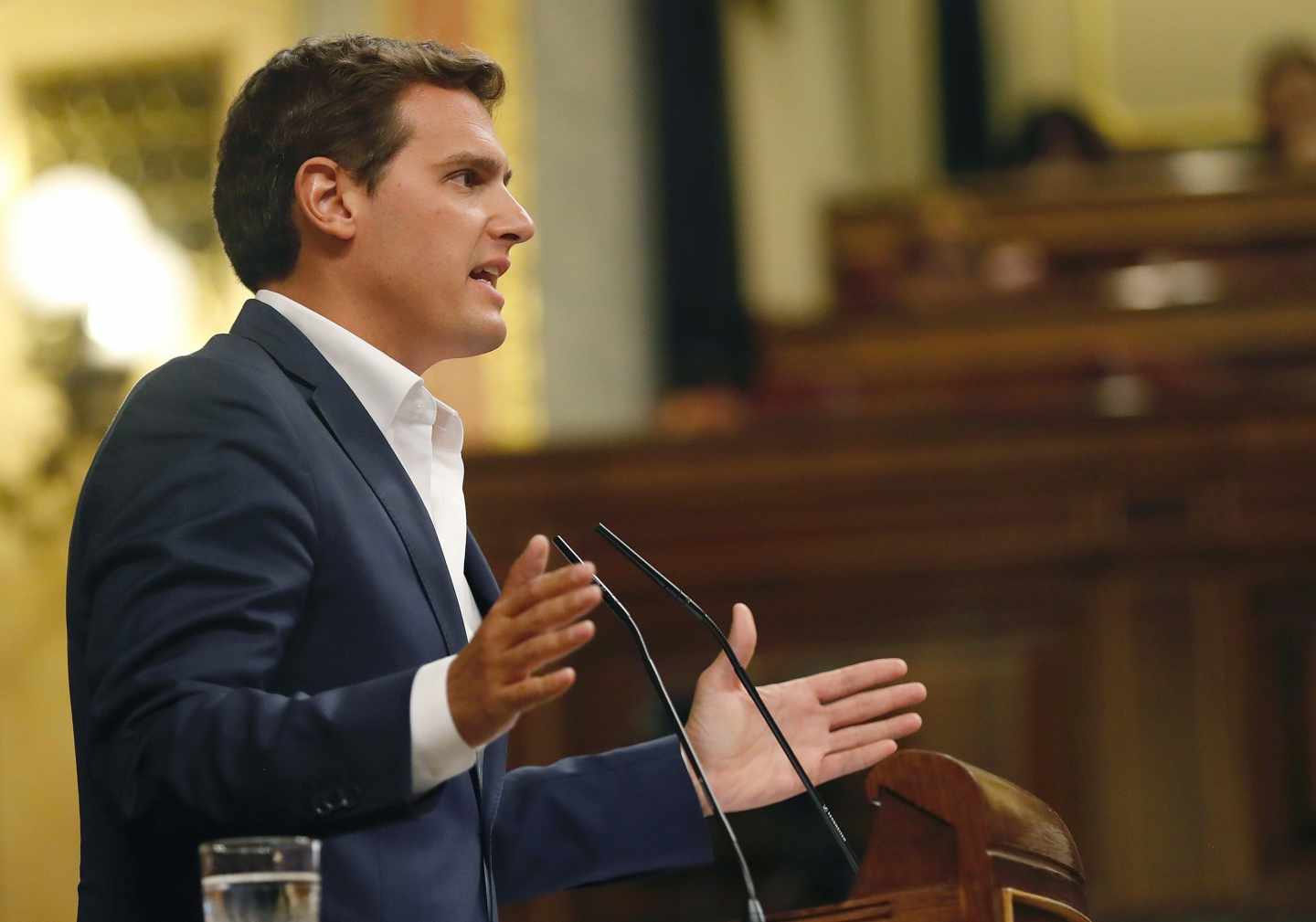 Albert Rivera, en el Congreso de los Diputados.