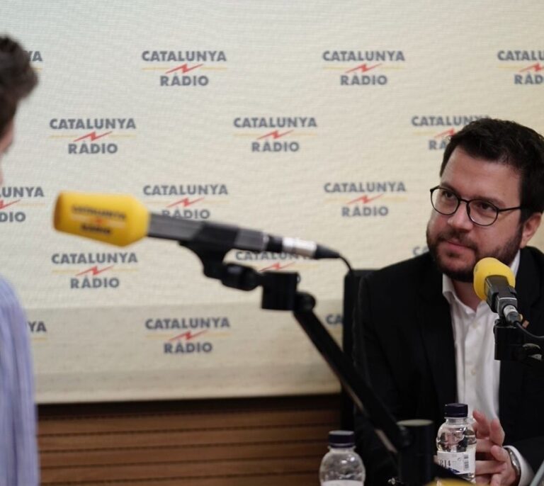 Aragonès pide "presionar al Estado" para laminar el "prestigio internacional" de España