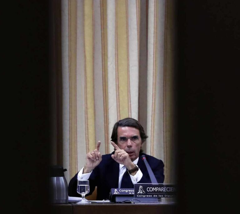 Todas las frases de Aznar en su comparecencia en el Congreso por la 'caja B'