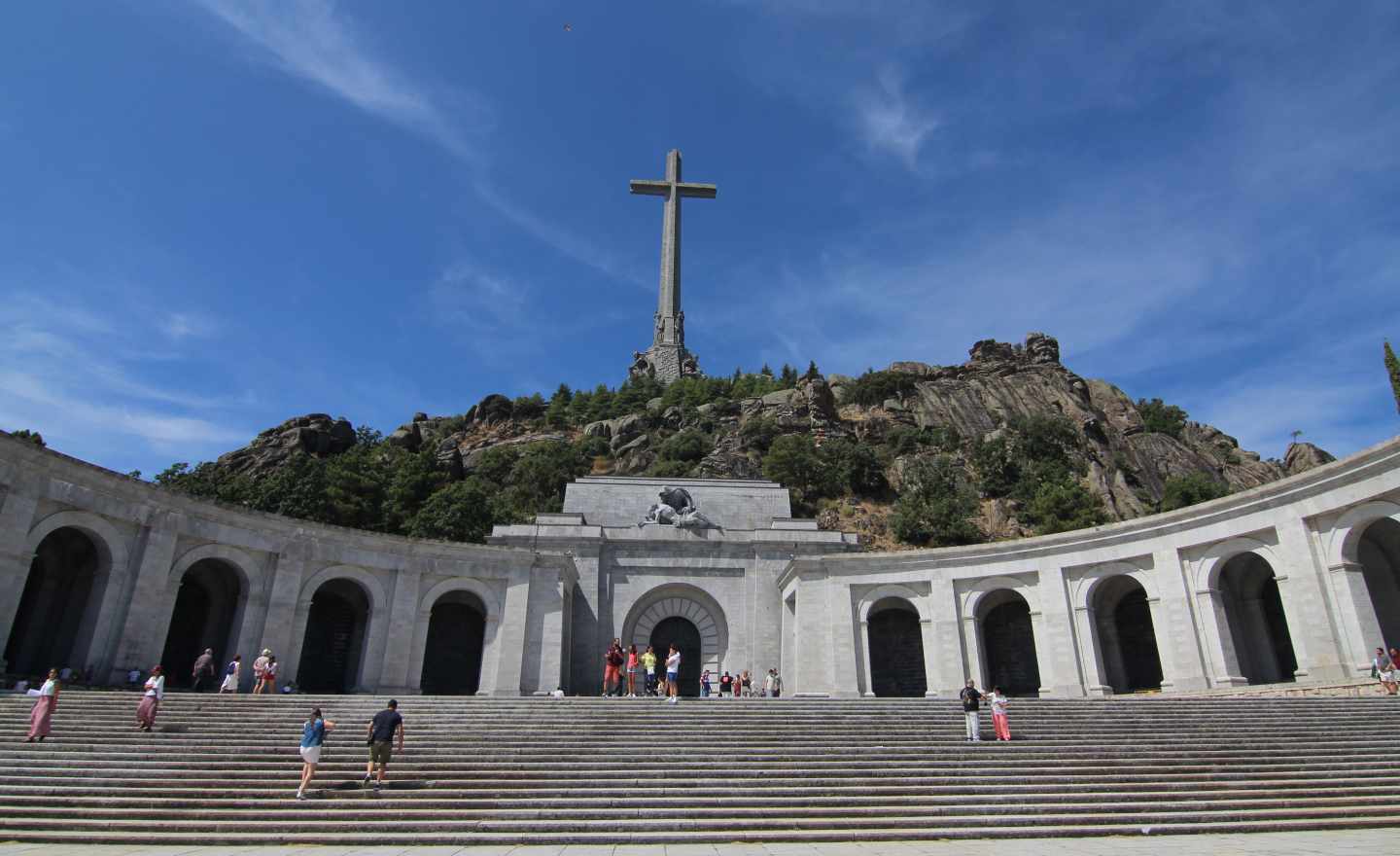 Basílica del Valle de los Caídos donde se encuentra la tumba de Franco.