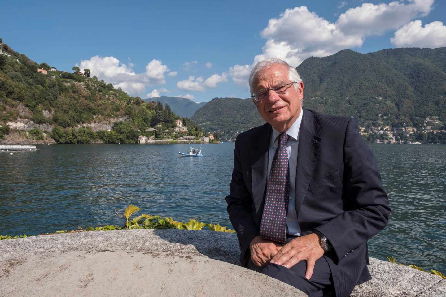 Josep Borrell, durante su participación en un foro en Italia.