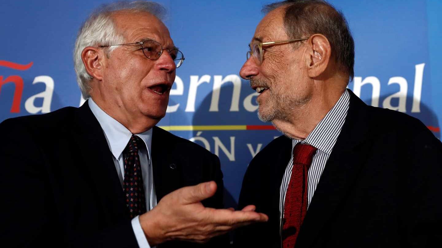 Josep Borrell y Javier Solana.