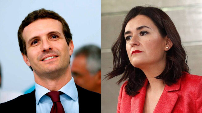 Pablo Casado y Carmen Montón Pablo Casado y Carmen Montón
