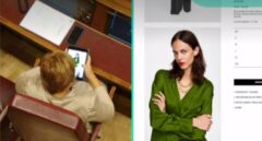 Celia Villalobos, pillada ojeando ropa en su tablet mientras comparecía la ministra Delgado
