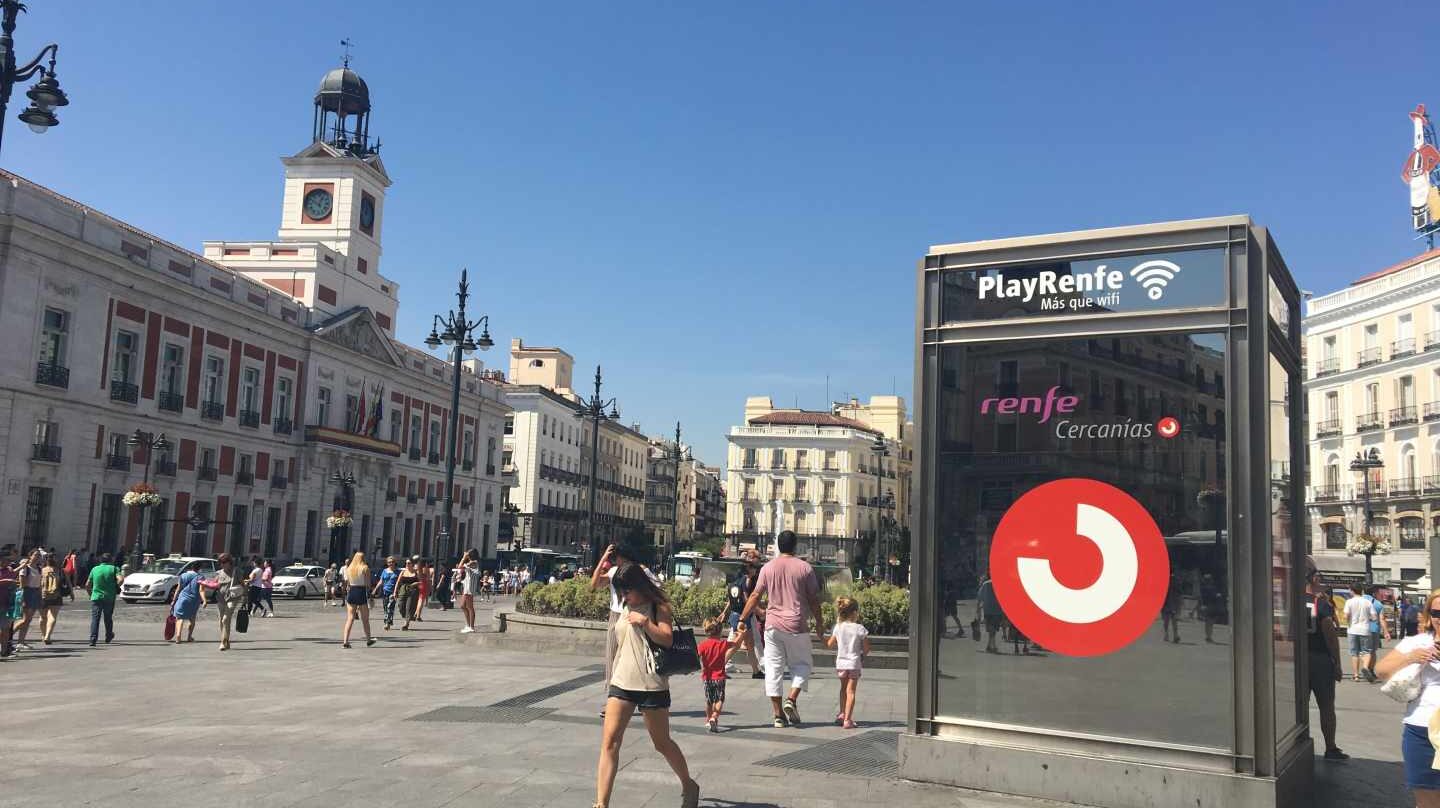 Acceso al Cercanías en la Puerta del Sol, en una tarde del pasado mes de agosto.