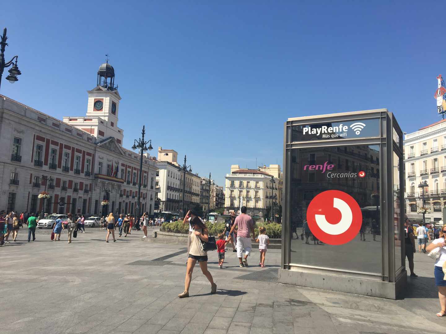 Acceso al Cercanías en la Puerta del Sol, en una tarde del pasado mes de agosto.