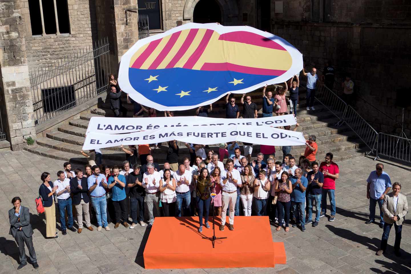 Rivera denuncia una Diada convertida en "jornada de odio" a España