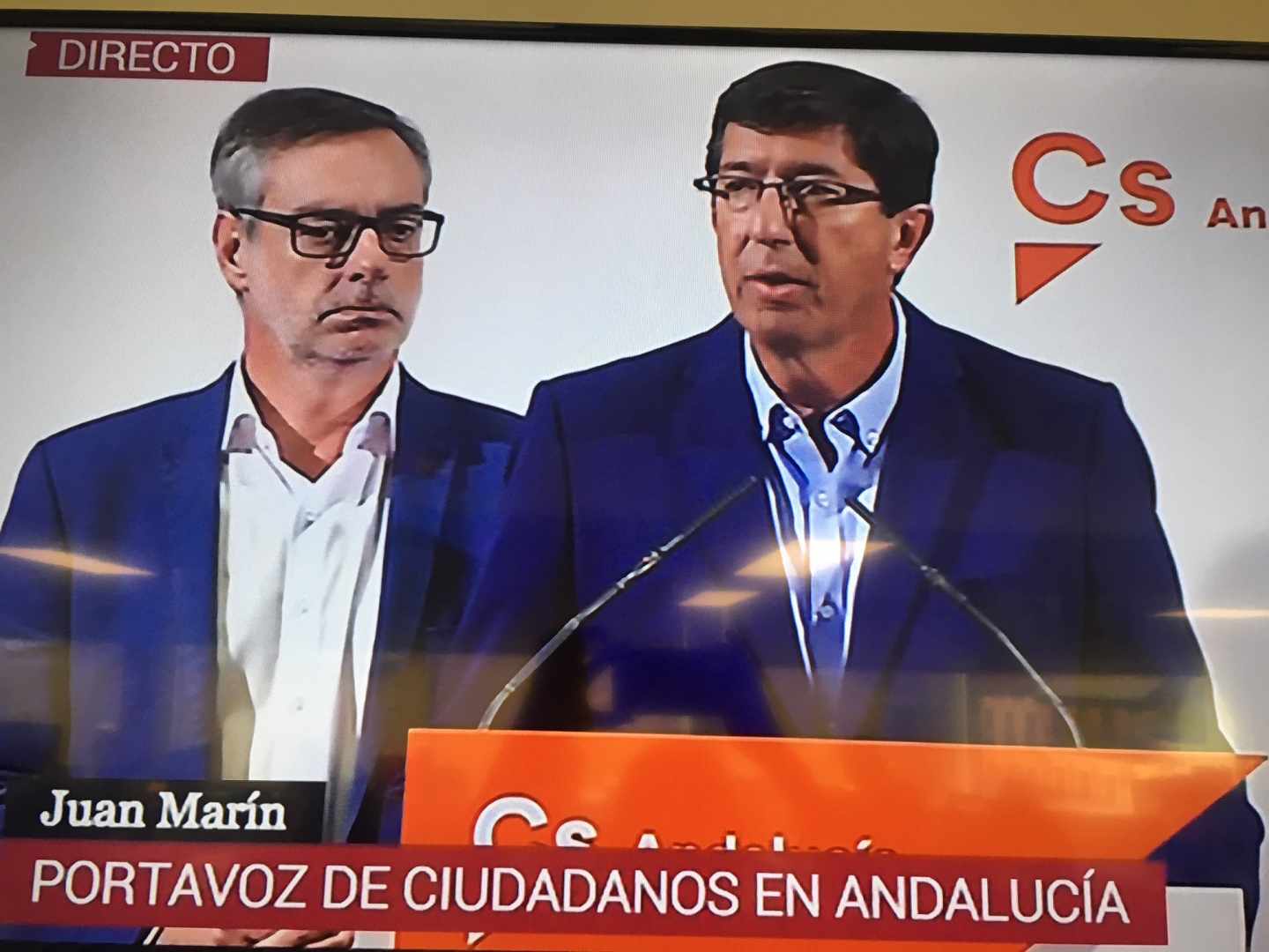 Cs da por roto el pacto con Susana Díaz y aboca a adelanto de elecciones en Andalucía