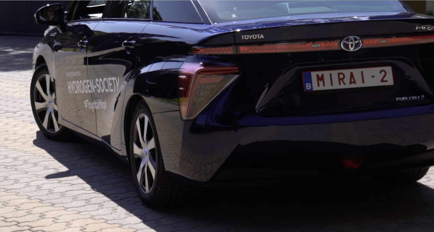 Toyota Mirai presentado en Madrid en septiembre de 2018