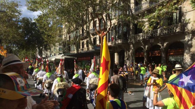 Cerca de 400.000 personas inscritas para participar en la manifestación de la Diada