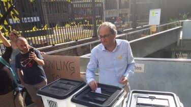 Quim Torra: "Comparto la ofensa que sentían muchos catalanes por la manifestación de los policías"