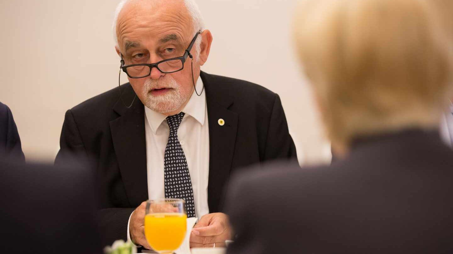 Jan Peumans, presidente del Parlamento de Flandes.