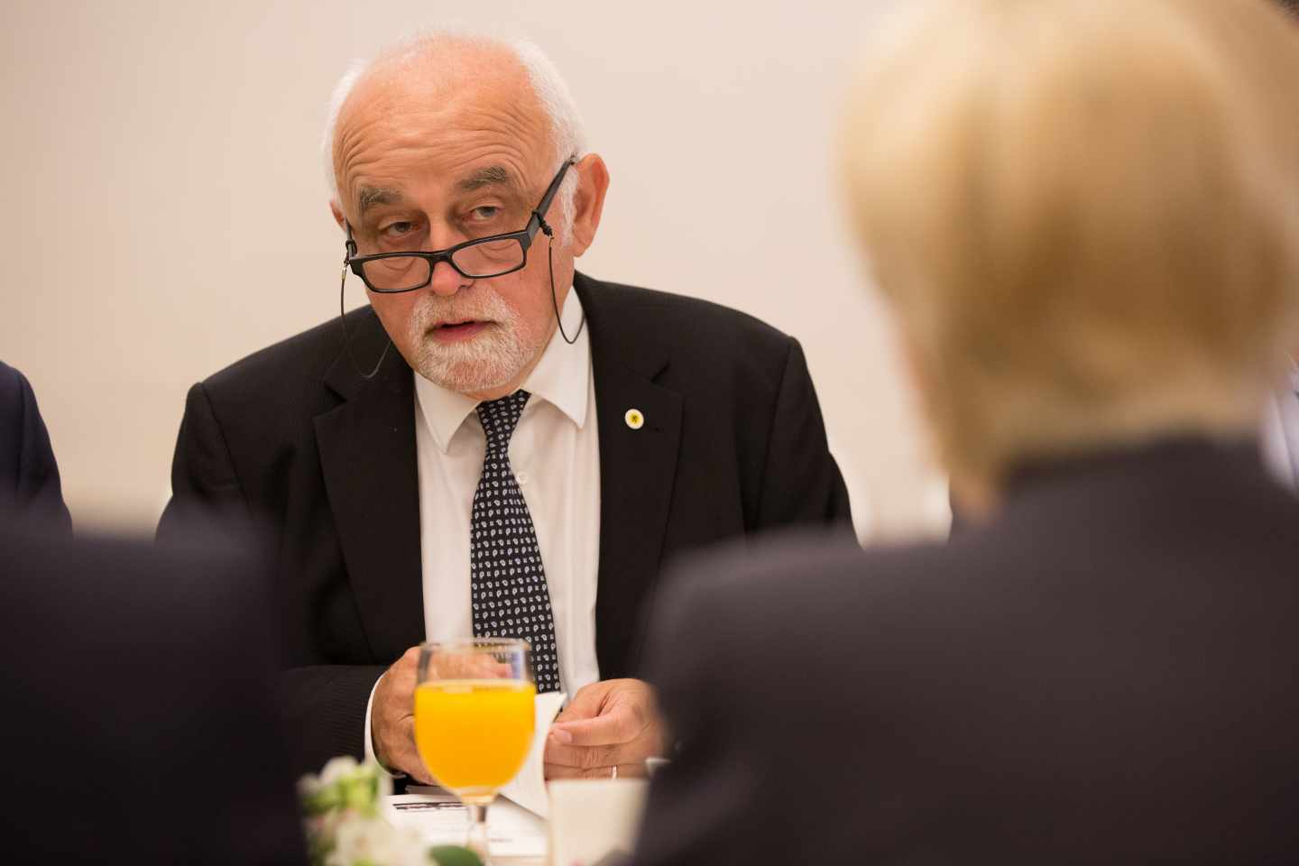 Jan Peumans, presidente del Parlamento de Flandes.