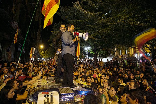 Un guardia civil, sobre el asedio del 20-S: "Junqueras me dijo que era la voluntad del pueblo"