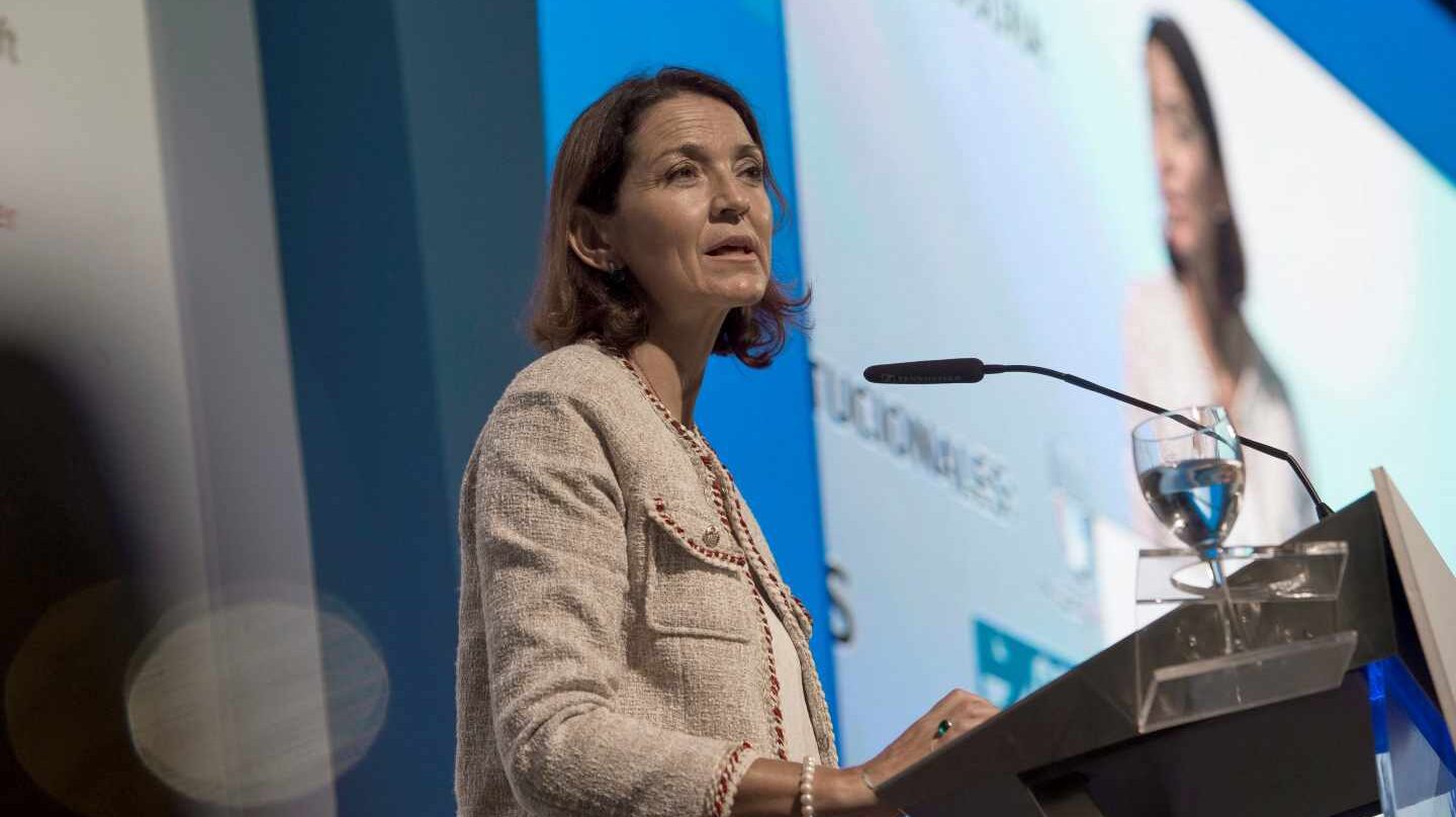 La ministra de Industria, Comercio y Turismo, Reyes Maroto.