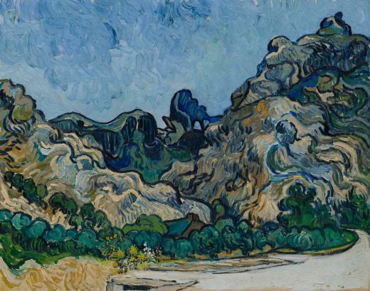 Montanas de Saint Remy. Vicent Van Gogh.