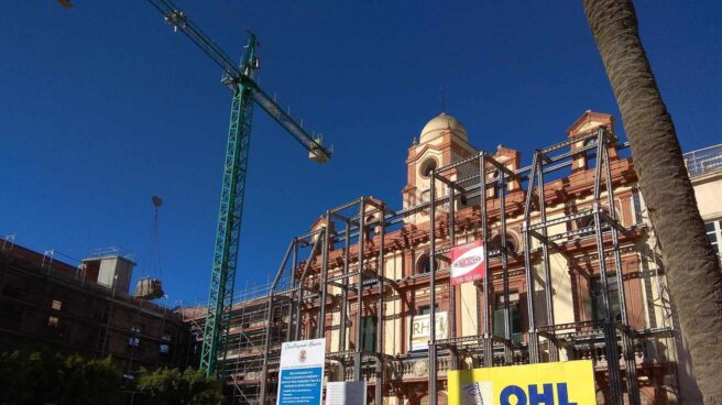 Obras en la Plaza Vieja de Almería ejecutadas por OHL.