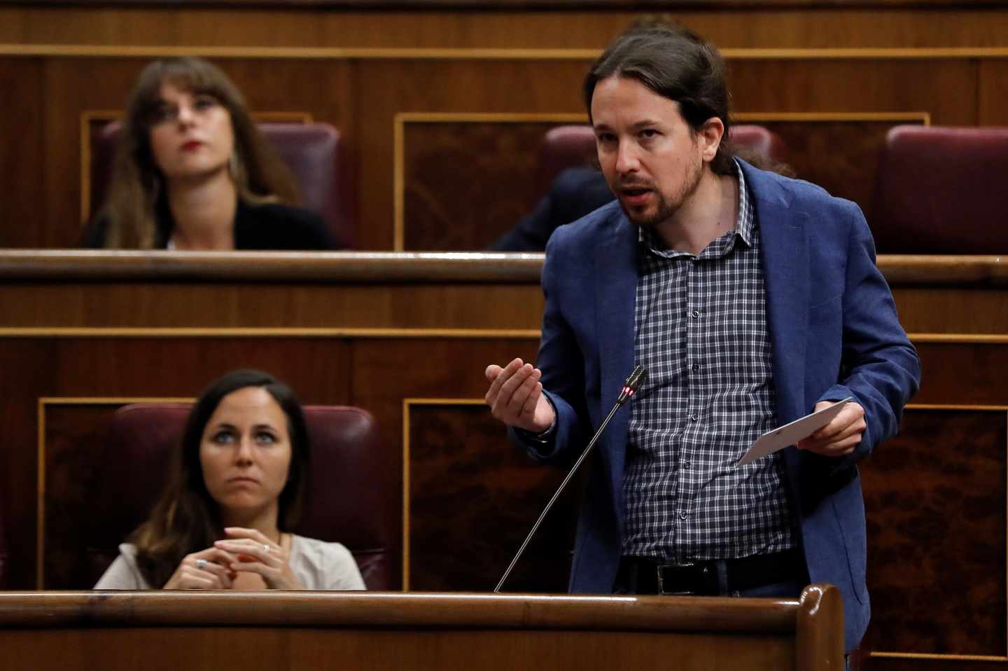 Pablo Iglesias, en el Congreso de los Diputados.