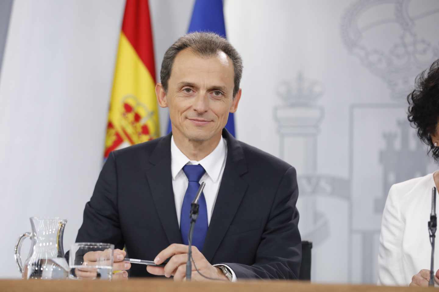 El ministro Pedro Duque.