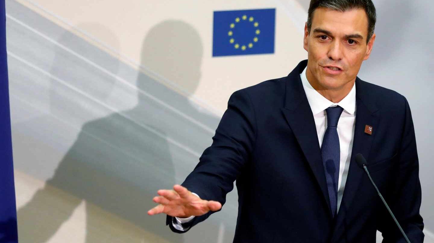Pedro Sánchez, este viernes, tras la cumbre de la UE en Austria.