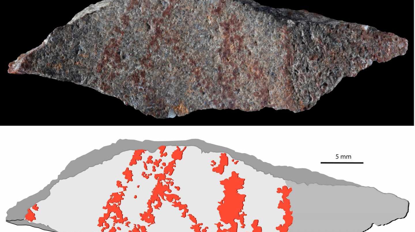 La considerada primera pintura simbólica del 'Homo sapiens'