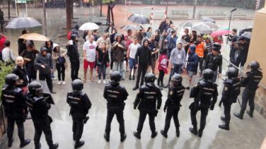 "Desde el minuto uno tuvimos la sensación de que los Mossos nos dejaban a los pies de los caballos"