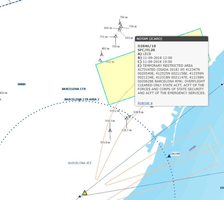 Bulo: el Gobierno no ha cerrado el espacio aéreo para evitar imágenes de la Diada