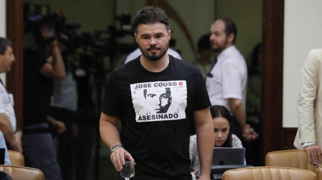 rufian (2) El diputado de ERC ,Gabriel Rufián.
