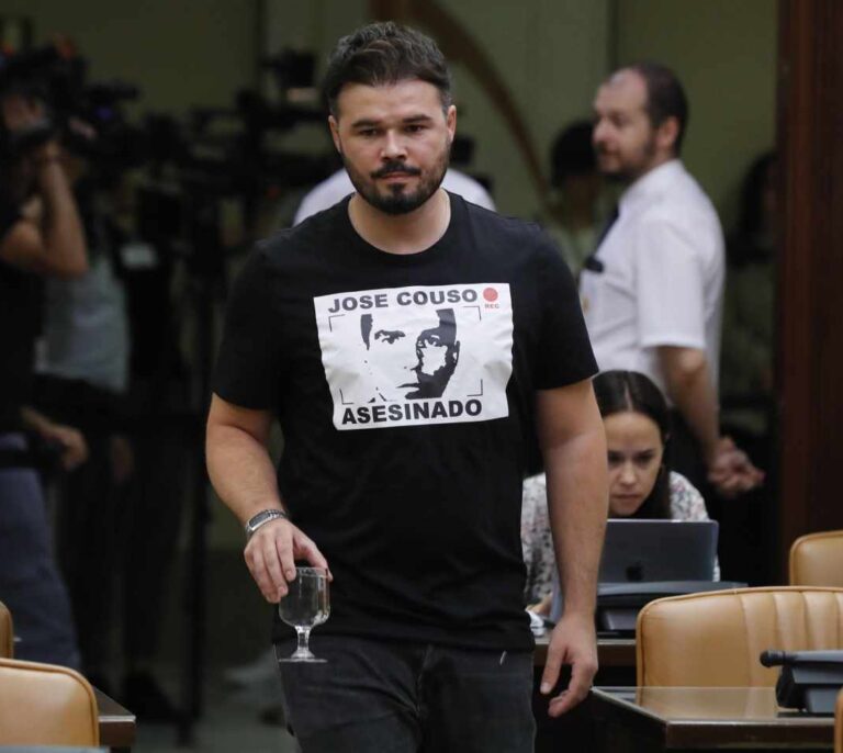 Rufián abronca a Iglesias: 'En vez de ir a una celda a presionar a ERC, presiona a Moncloa'