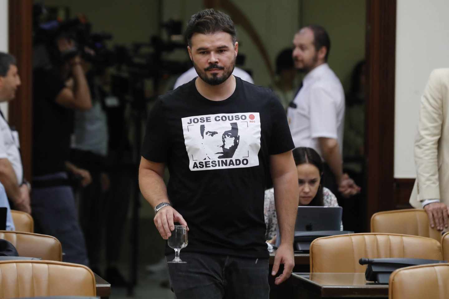 El diputado de ERC ,Gabriel Rufián.