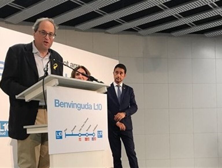 Torra cree que la "soberanía plena" acabaría con los problemas de financiación de Cataluña