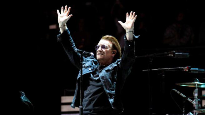 Bono durante el concierto de Madrid.