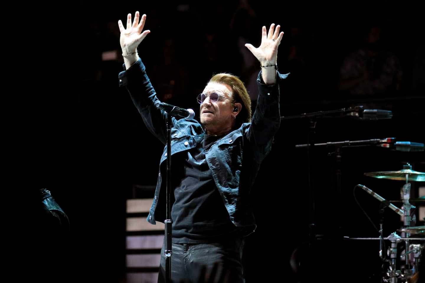 Bono durante el concierto de Madrid.