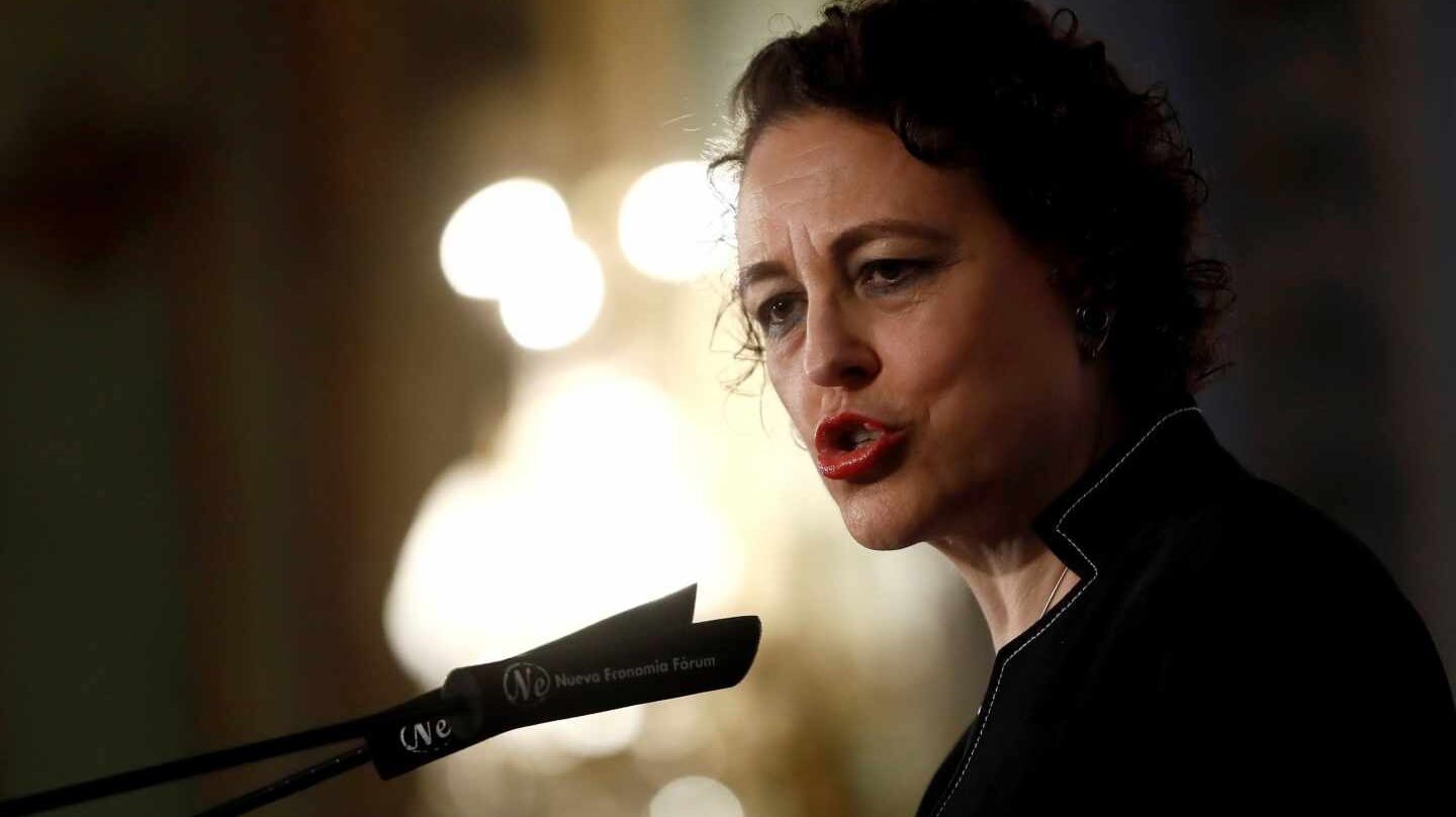 La ministra de Trabajo, Magdalena Valerio.