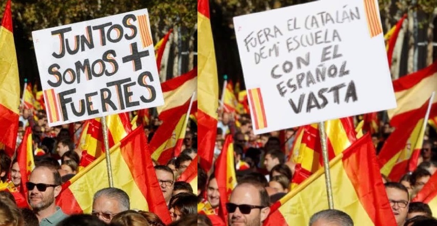 'Con el español vasta': el nuevo bulo que intenta difundir el independentismo