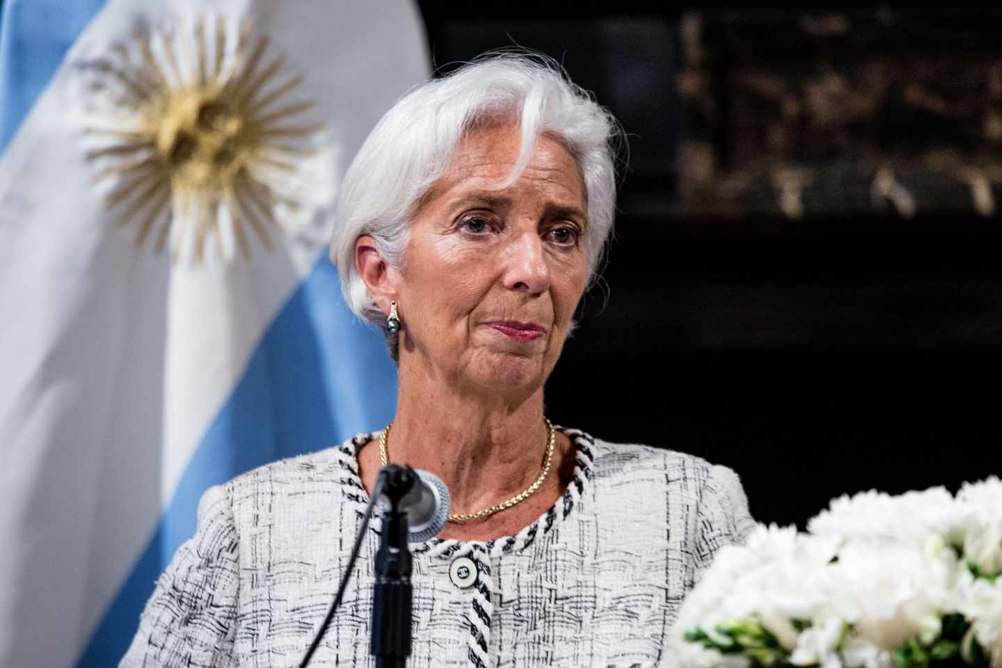 La directora gerente del FMI, Christine Lagarde.