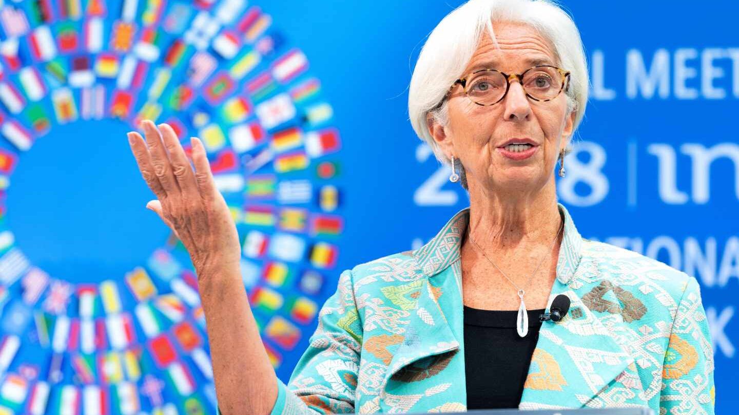 La directora gerente del Fondo Monetario Internacional (FMI), Christine Lagarde.