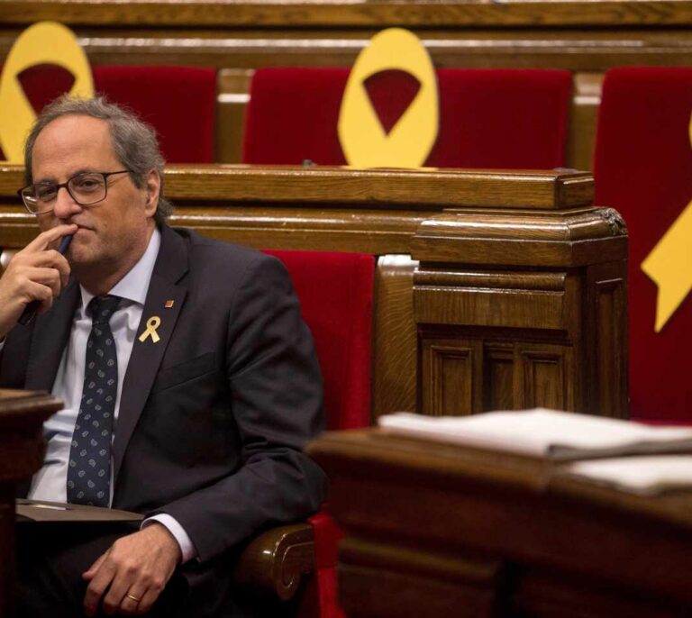 El Gobierno responde al "monólogo" de Torra con su oferta de "diálogo y ley"