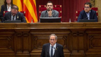 Torra usa el coronavirus para habilitar los plenos telemáticos que pedía Puigdemont