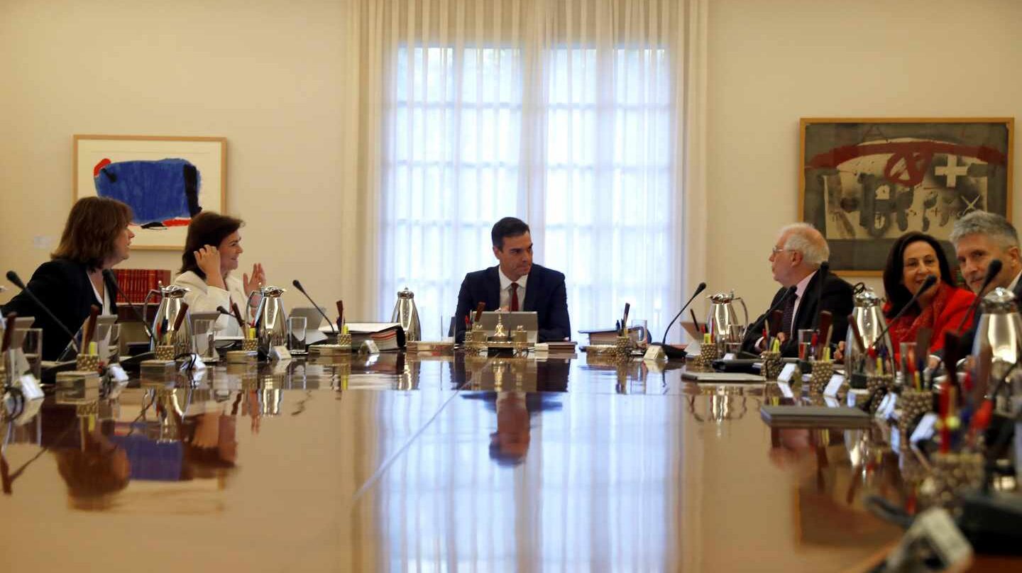 Pedro Sánchez preside el Consejo de Ministros.